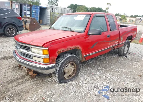 1997 Chevrolet K1500 Fleetside z USA, uszkodzony, nr VIN 1GBEK19R5VE185250